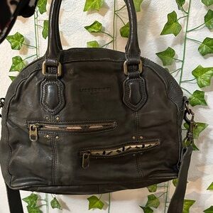 Liebeskind black leather crossbody bag